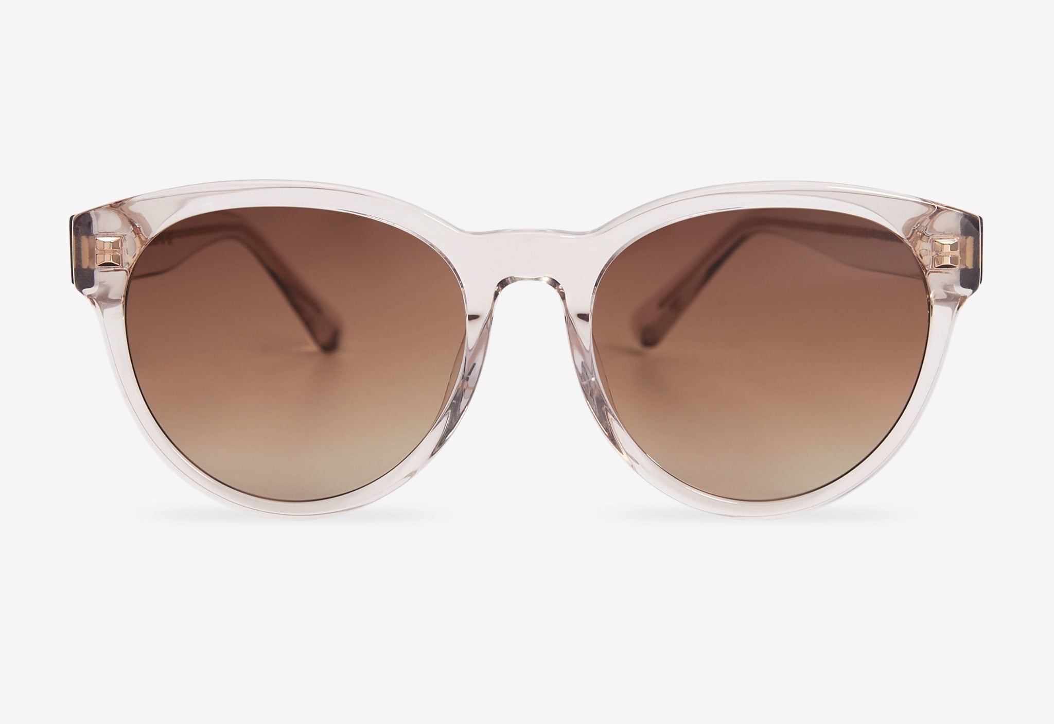 Oversized design sunglasses with brown lens| MessyWeekend