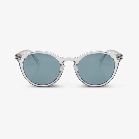 mirrored sunglasses clear frame silver lenses | MessyWeekend